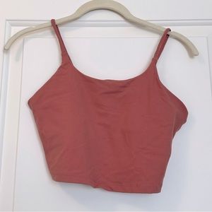 Women’s Athletic tank top. Women’s sports bra. Pink/red women’s medium top.